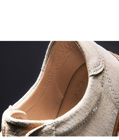 All-match Male Apricot Korean Small Leather Casual Shoes