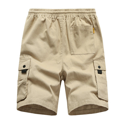 Men's Work Clothes Multi-pocket Shorts