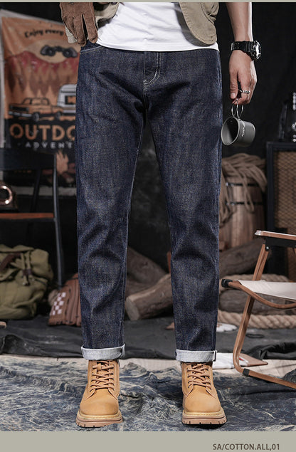 American Straight Loose Slim Original Cow Trousers Men