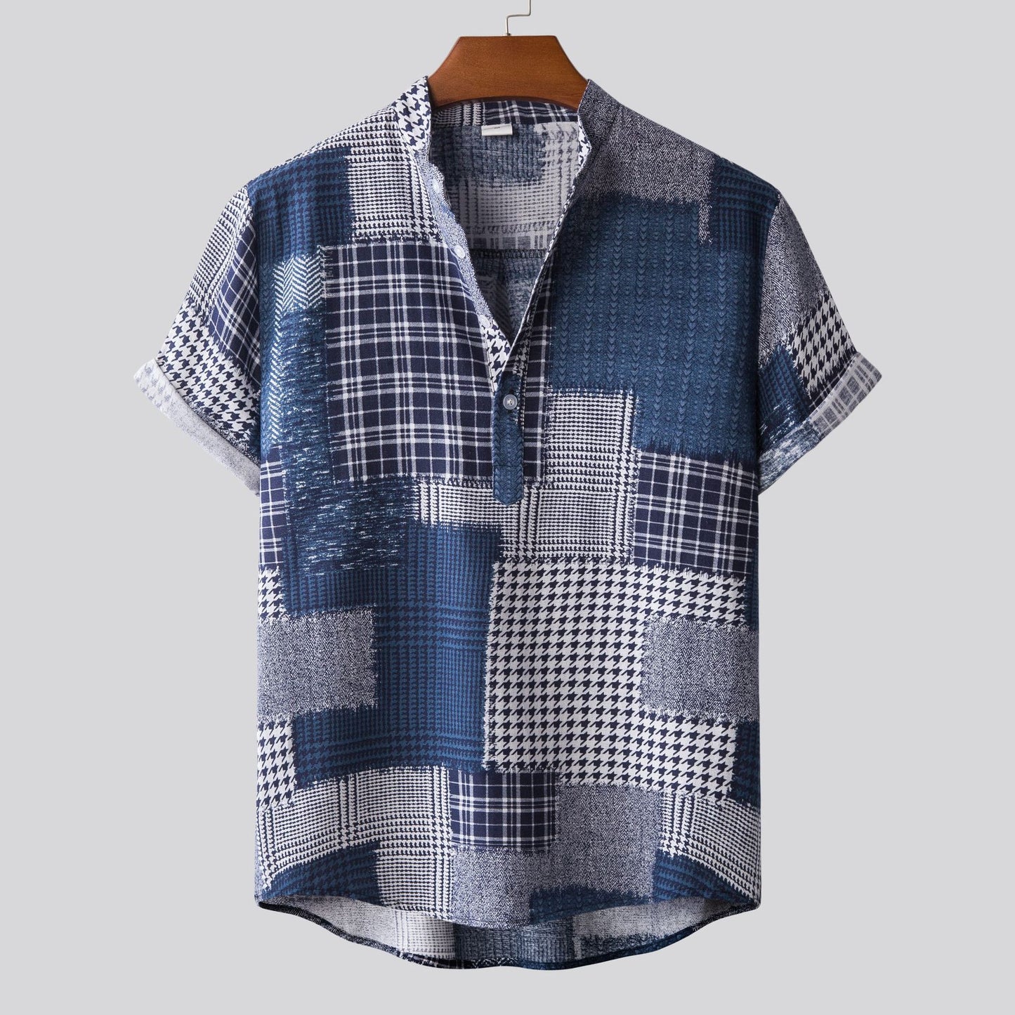 Men's Versatile Casual Linen Floral Shirt