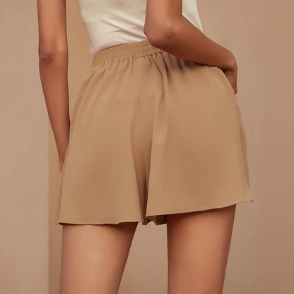 Women's Fashion Loose Casual Solid Color Shorts