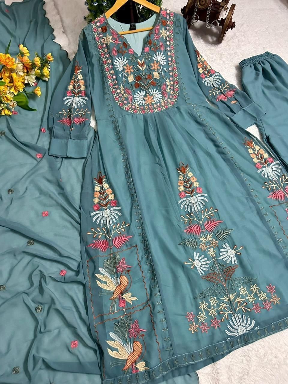 Kurti Palazzo 3 piece set