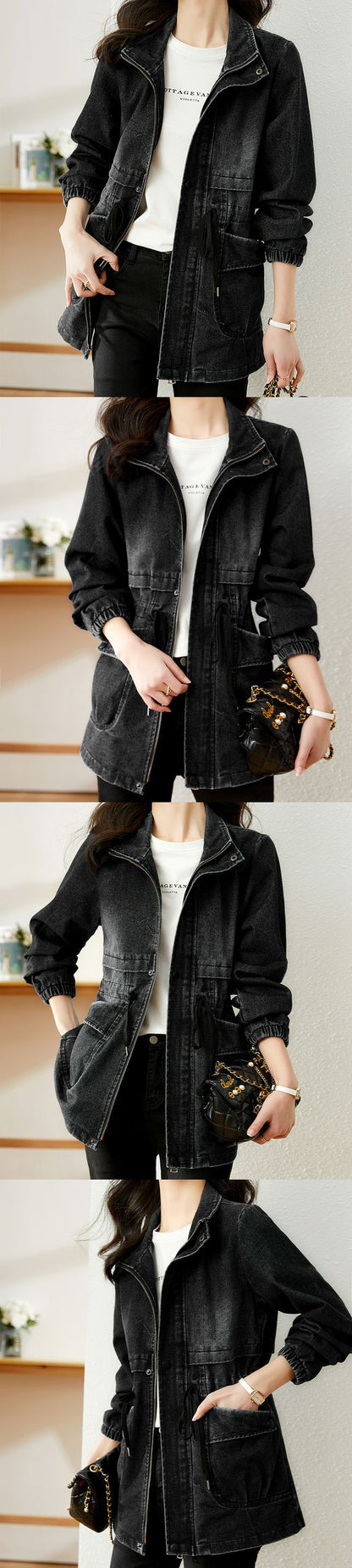 Fashion Personalized Denim Jacket Women