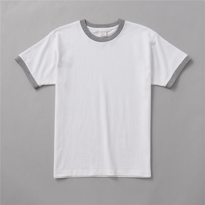 Men's T-shirt Solid Color Blank Round-neck Shirt