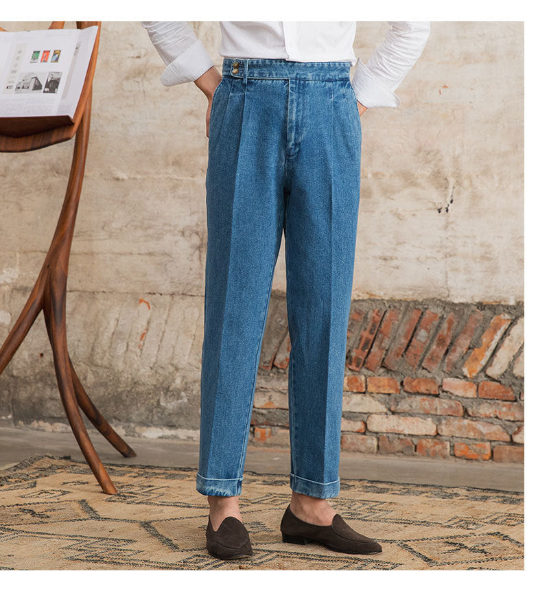 Men's Spring Fashion Casual Retro Jeans