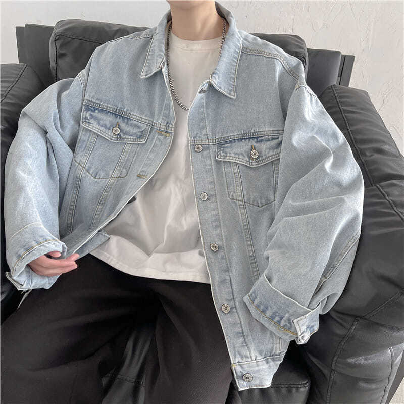 Spring And Autumn Denim Jacket Men