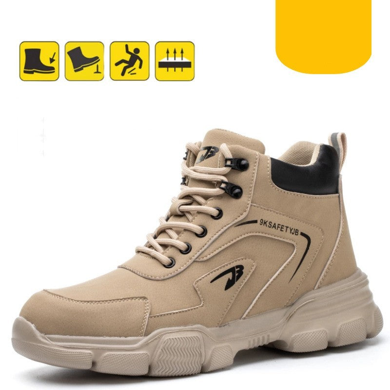 New Autumn And Winter In The Help Of Anti-impact Anti-puncture Labor Protection Shoes