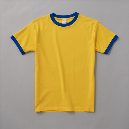 Men's T-shirt Solid Color Blank Round-neck Shirt