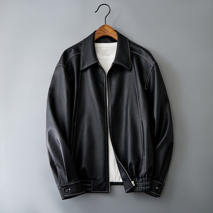 Casual Men's Coat Leather Jacket