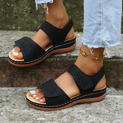 Slope-heeled Casual Thick Sandals