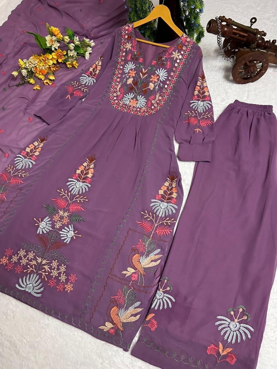 Kurti Palazzo 3 piece set