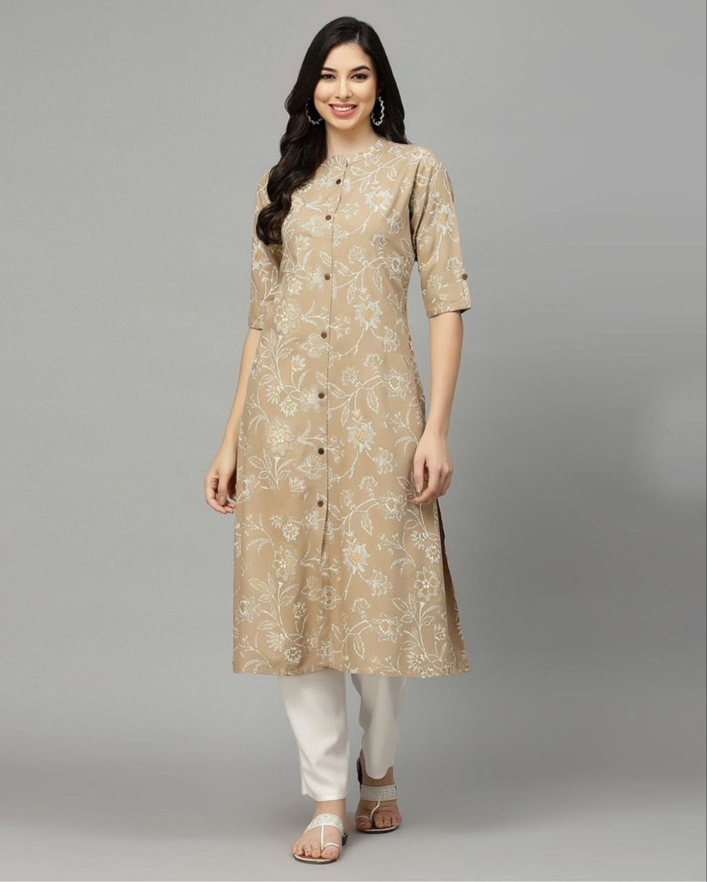 Heavy Rayon Kurti Set