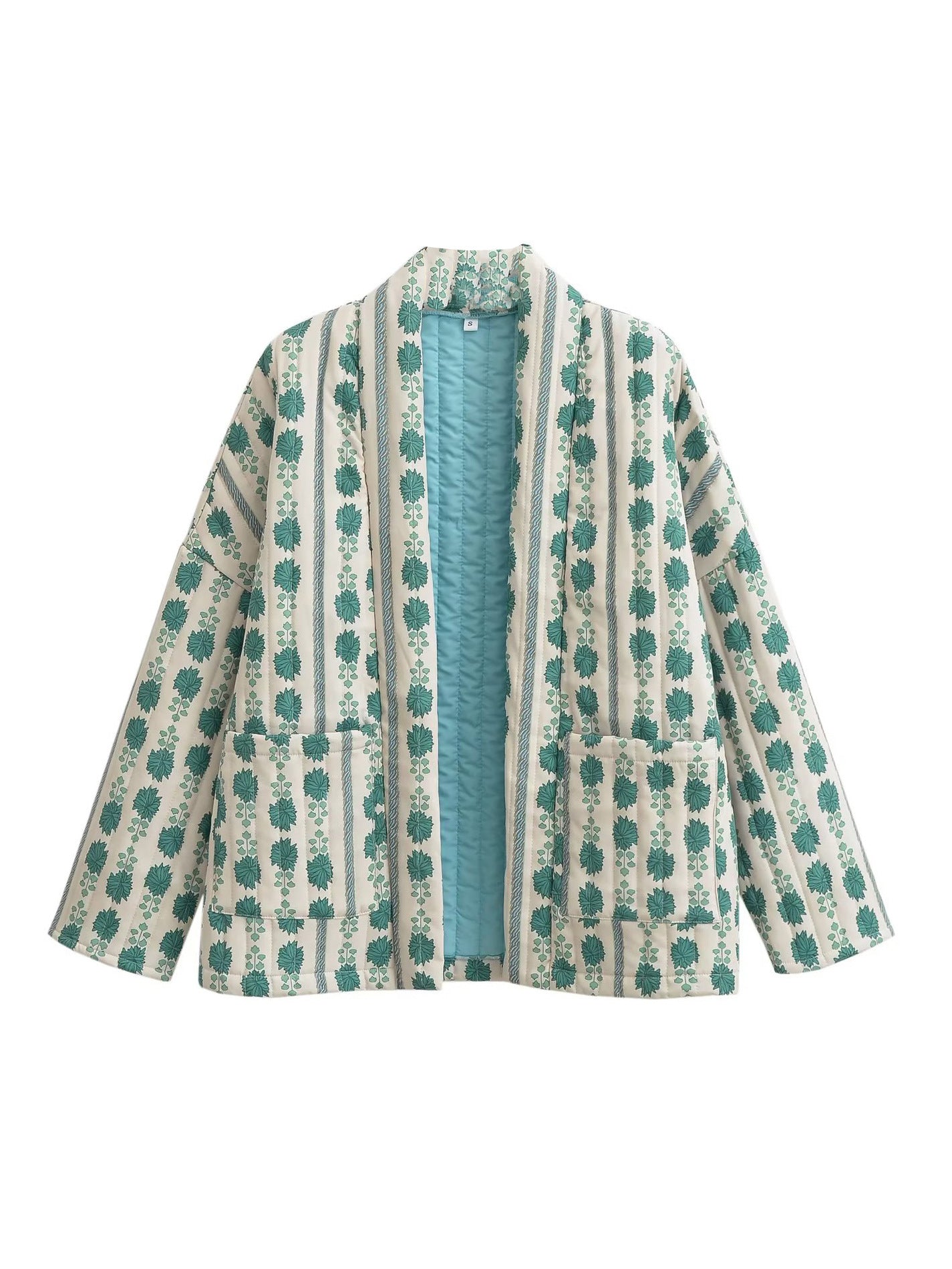 Women's Printed Loose Ethnic Style Cotton-padded Coat Coat