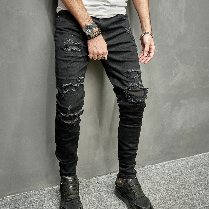 2023 Men's Stretch Skinny Jeans Casual Light Color