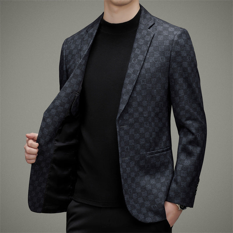 Autumn Men's Leisure Suit Jacket