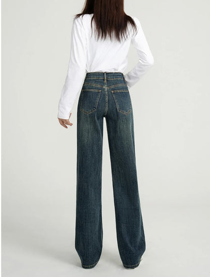 Fashion Casual Denim Trousers Women