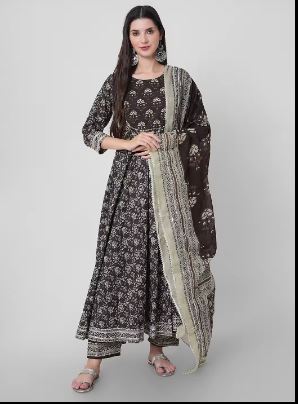 Cotton Anarkali Suit