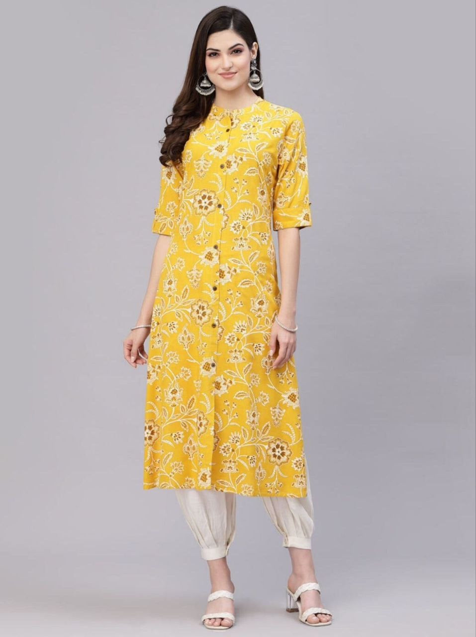 Heavy Rayon Kurti Set