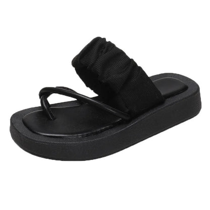 Outdoor soft platform sandals