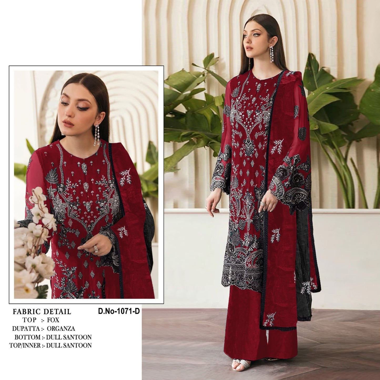 Designer Heavy Faux Georgette With Embroidery Sequence Work Pakistani Suit