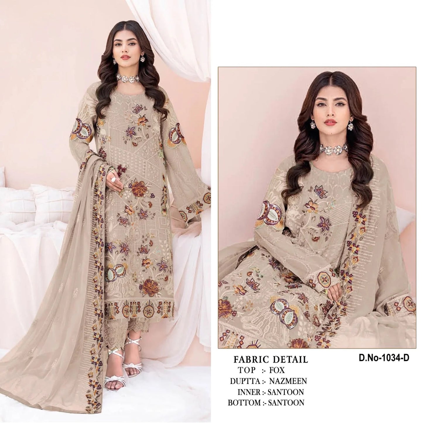 Faux Georgette Pakistani Suit