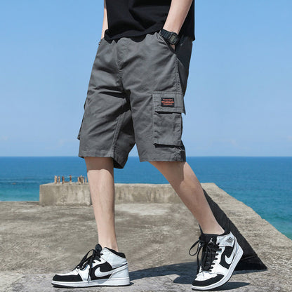 Pure Cotton Workwear Shorts Men's Summer