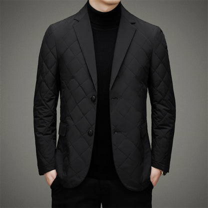 Duck Down Suit Short Business Casual Jacket Men