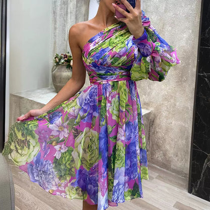 Women's Clothing Fashion Mesh Patchwork Dress