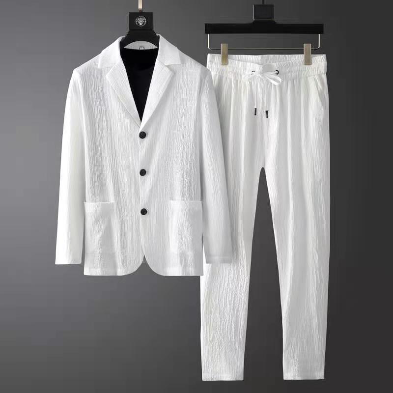 Men's Long Sleeve High-end Casual Suit Korean Style Trendy Slim Fit Handsome Two