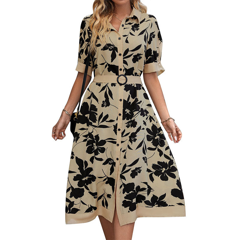 Fashion Personality Summer Female Printing Dress