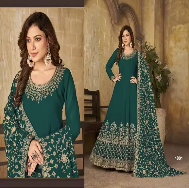 Beautiful looking Georgette Anarkali Salwar Kameez