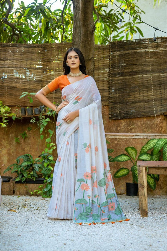 Soft Muga Silk Saree