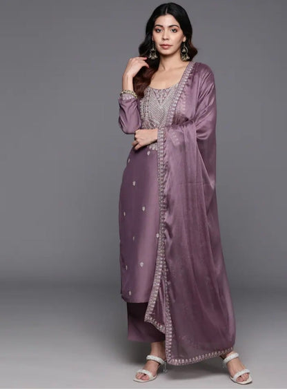 Chanderi Viscose Kurta Set