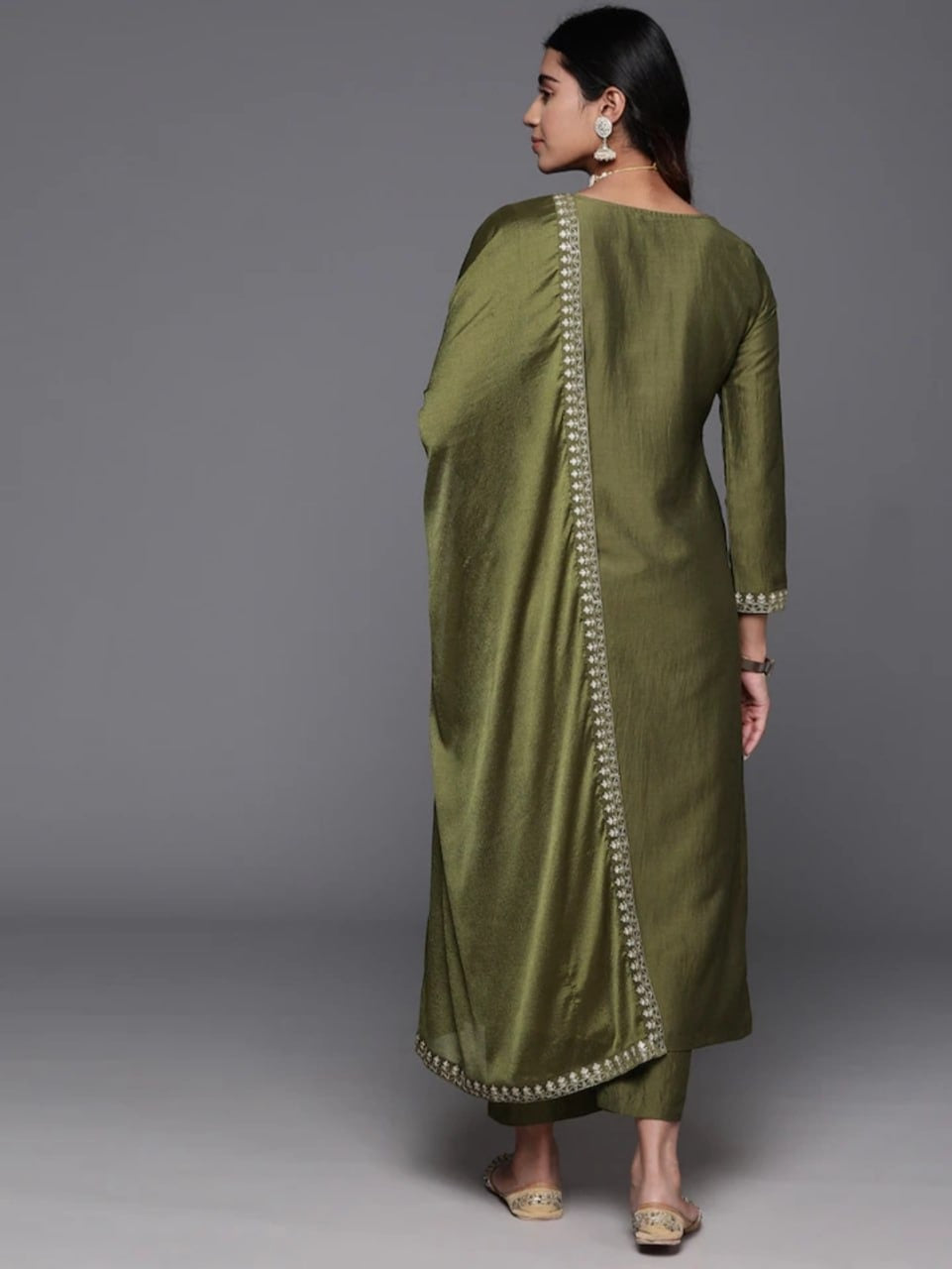 Chanderi Viscose Kurta Set