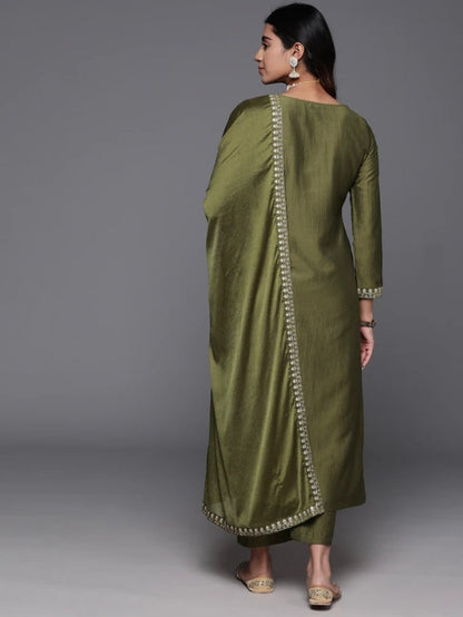 Chanderi Viscose Kurta Set