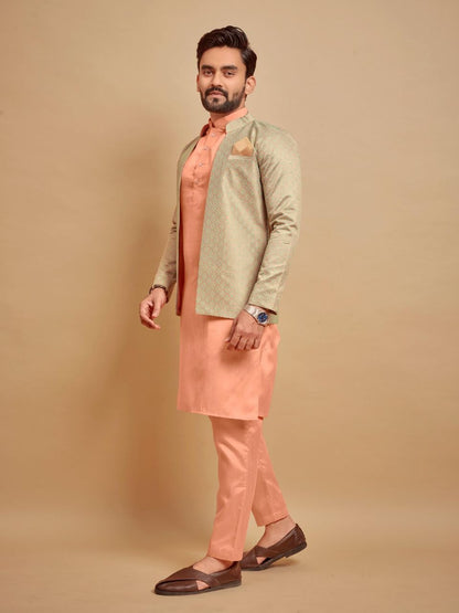 Jacket with Inner Kurta Set