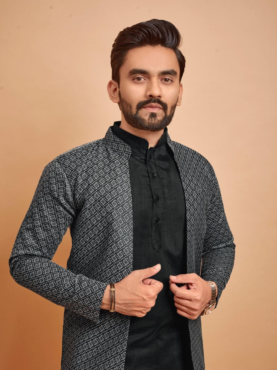 Jacket with Inner Kurta Set