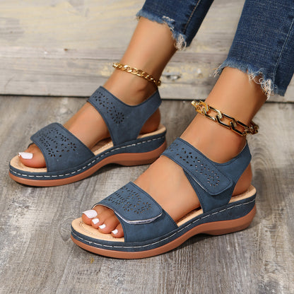 Slope-heeled Casual Thick Sandals