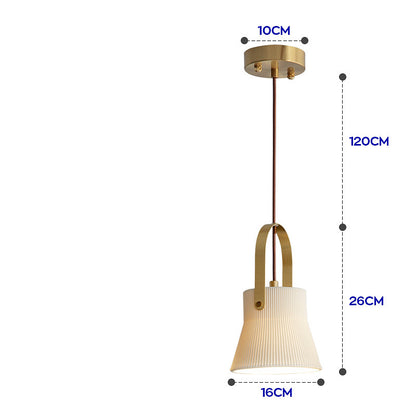 Nordic Japanese Simple Creative Light-transmitting Porcelain Chandelier