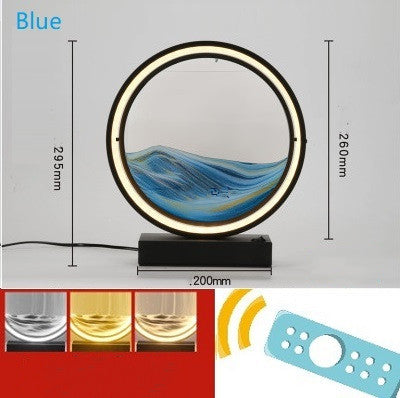 Creative Fashion Romantic Simple Bedroom Quicksand Table Lamp