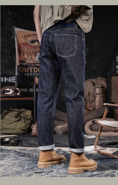 American Straight Loose Slim Original Cow Trousers Men