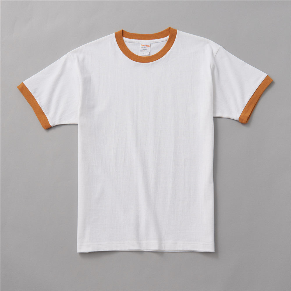 Men's T-shirt Solid Color Blank Round-neck Shirt