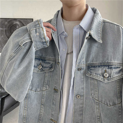 Spring And Autumn Denim Jacket Men