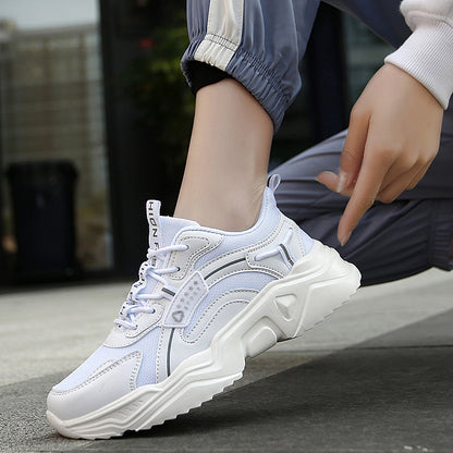 Spring And Summer Casual Thick-soled Sports Shoes Net Red Trendy Shoes White Shoes Women