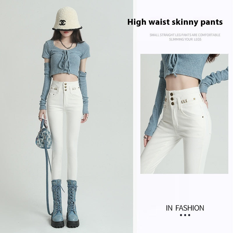 Women's High Waist Tight Ankle-length Pencil Pants