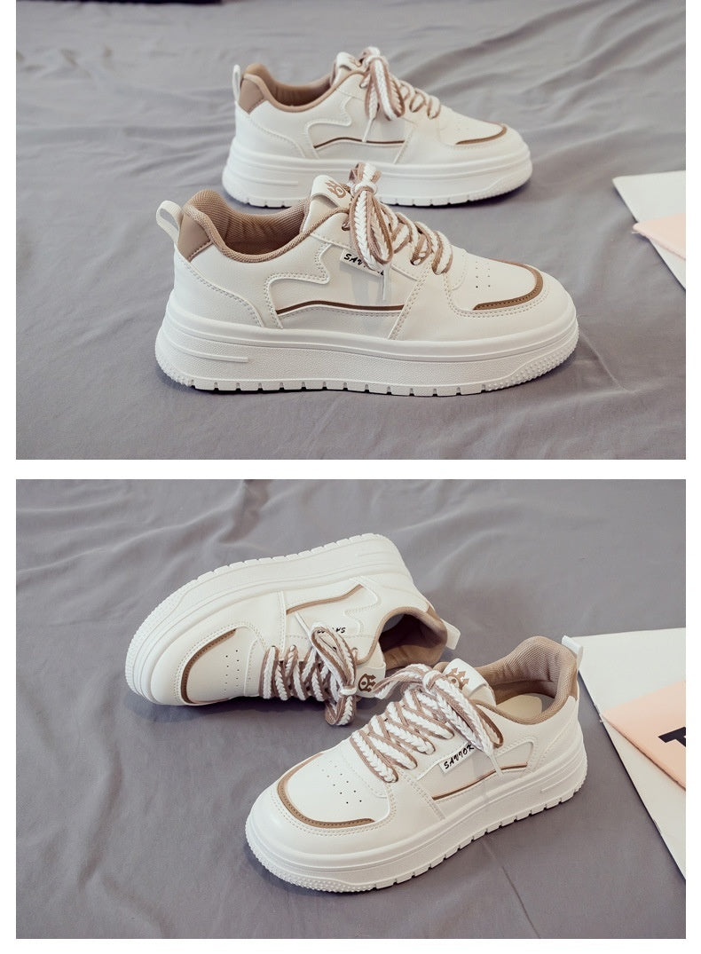 Platform White Shoes Minority All-match Running Leisure Sneakers