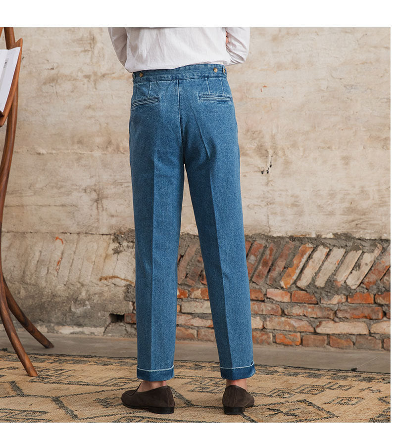 Men's Spring Fashion Casual Retro Jeans