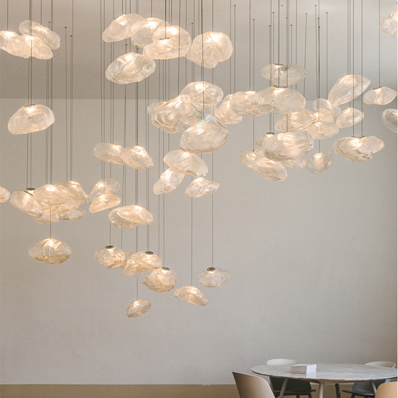 Postmodern Light Luxury Glass Decorative Chandelier