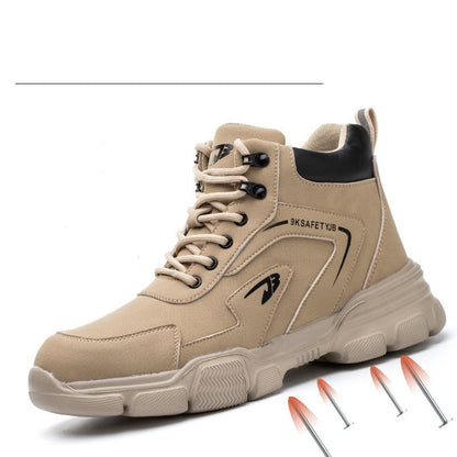 New Autumn And Winter In The Help Of Anti-impact Anti-puncture Labor Protection Shoes