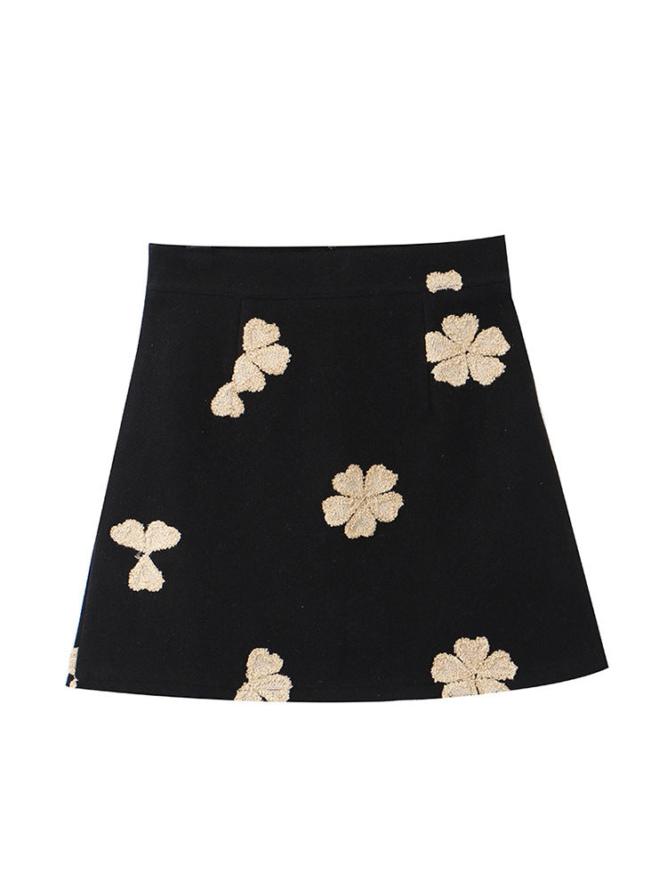 New Women's Small High Waist Slimming Hip Skirt